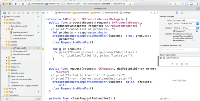 Map product IDs from Apple's StoreKit using the canonicalize function.
