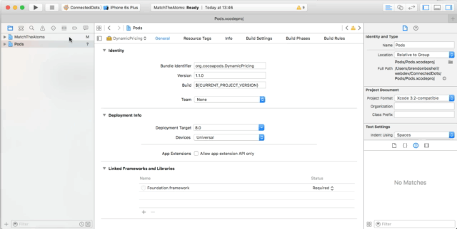 Update other linker flags from Xcode's Build Settings tab.