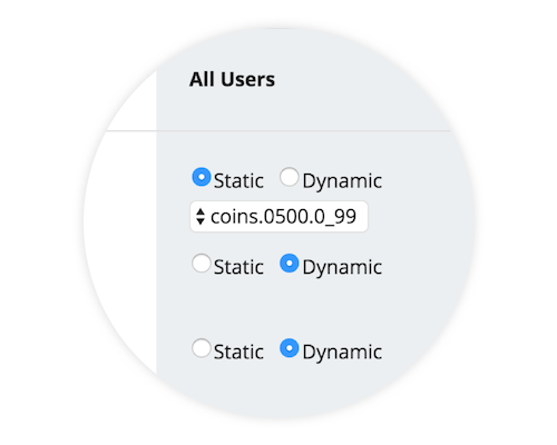 You can use dynamic pricing for all or some of your in-app purchases.