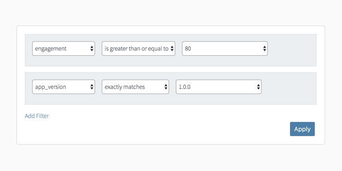 You can apply more than one filter in Sweet Pricing Analytics.